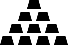 Gold Ingots Line Tracing Svg Vector, Free Vectors File